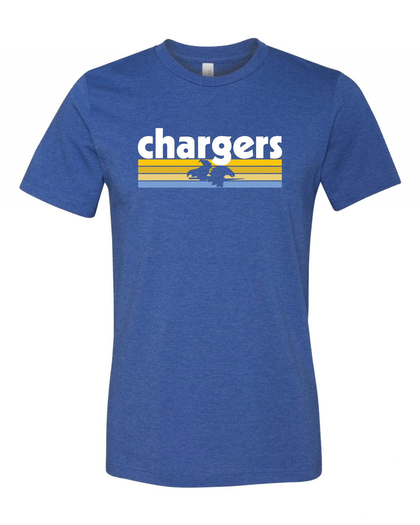 Chargers Retro Logo Knockout tee