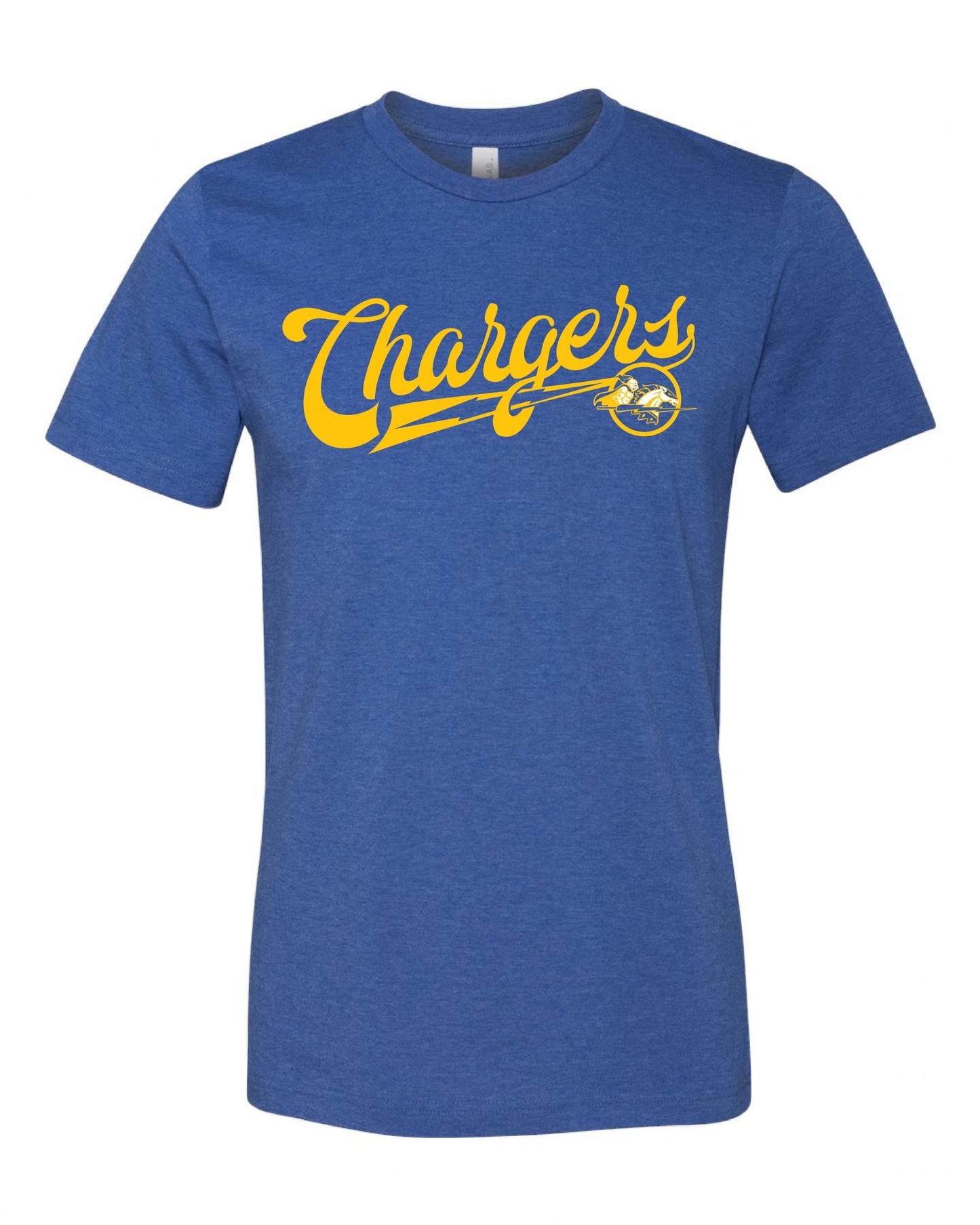 Chargers Vintage Baseball Script tee