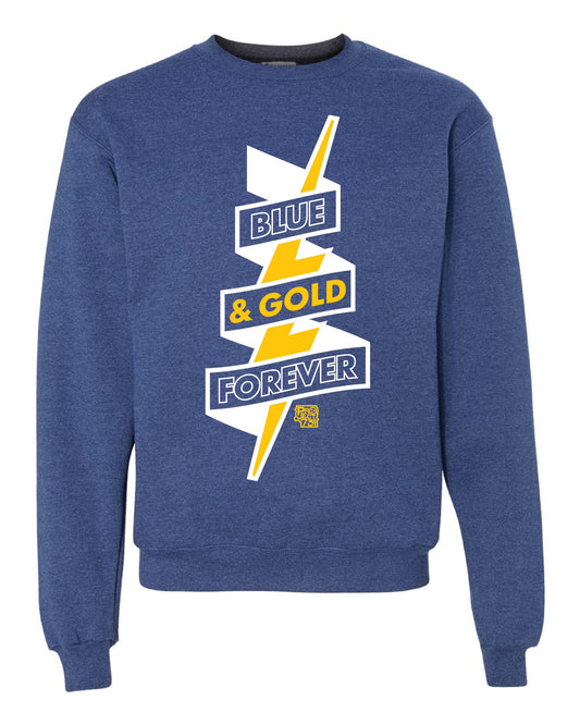 Blue & Gold Forever Crewneck Fleece