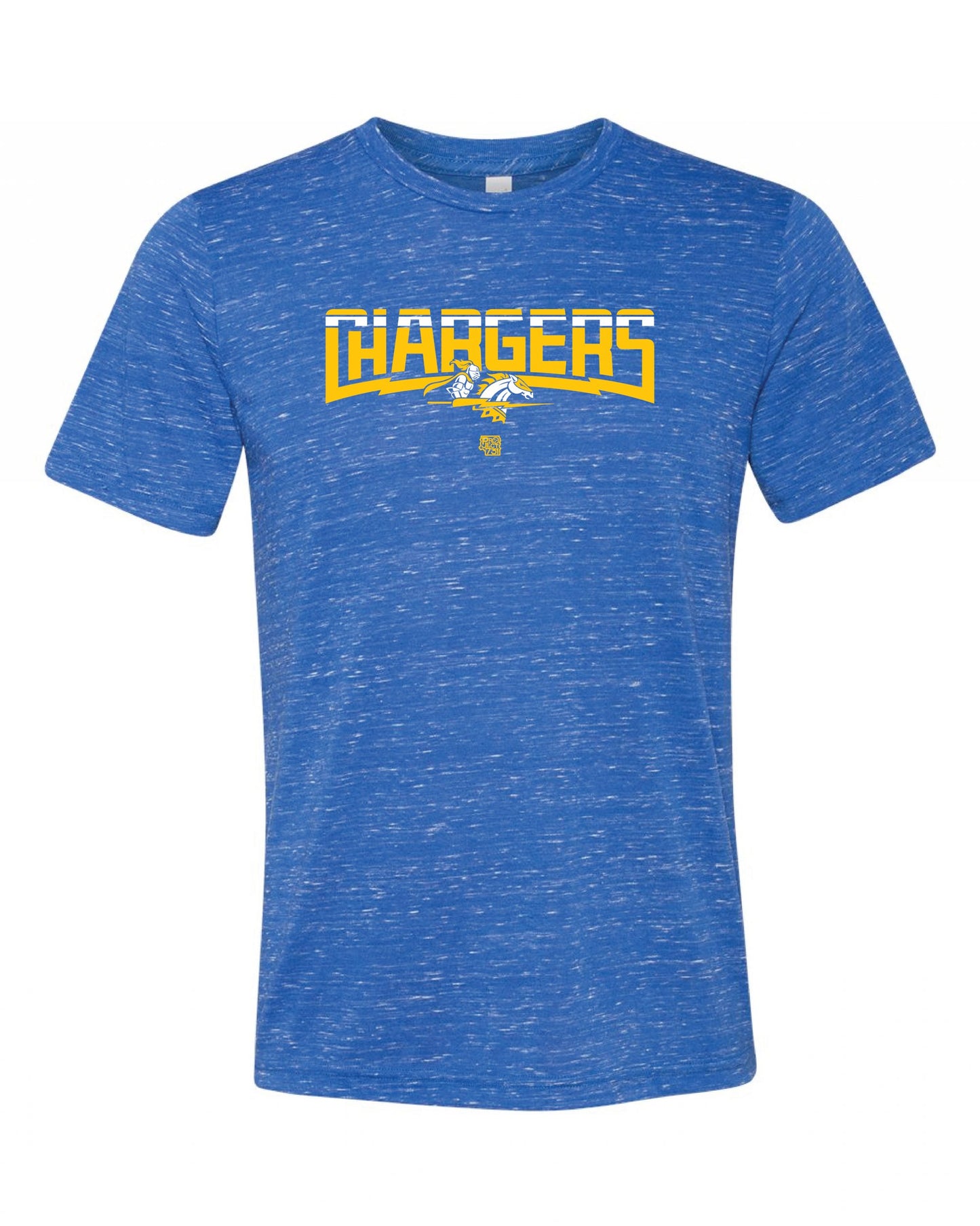 Chargers Bolted Marble T-shirt