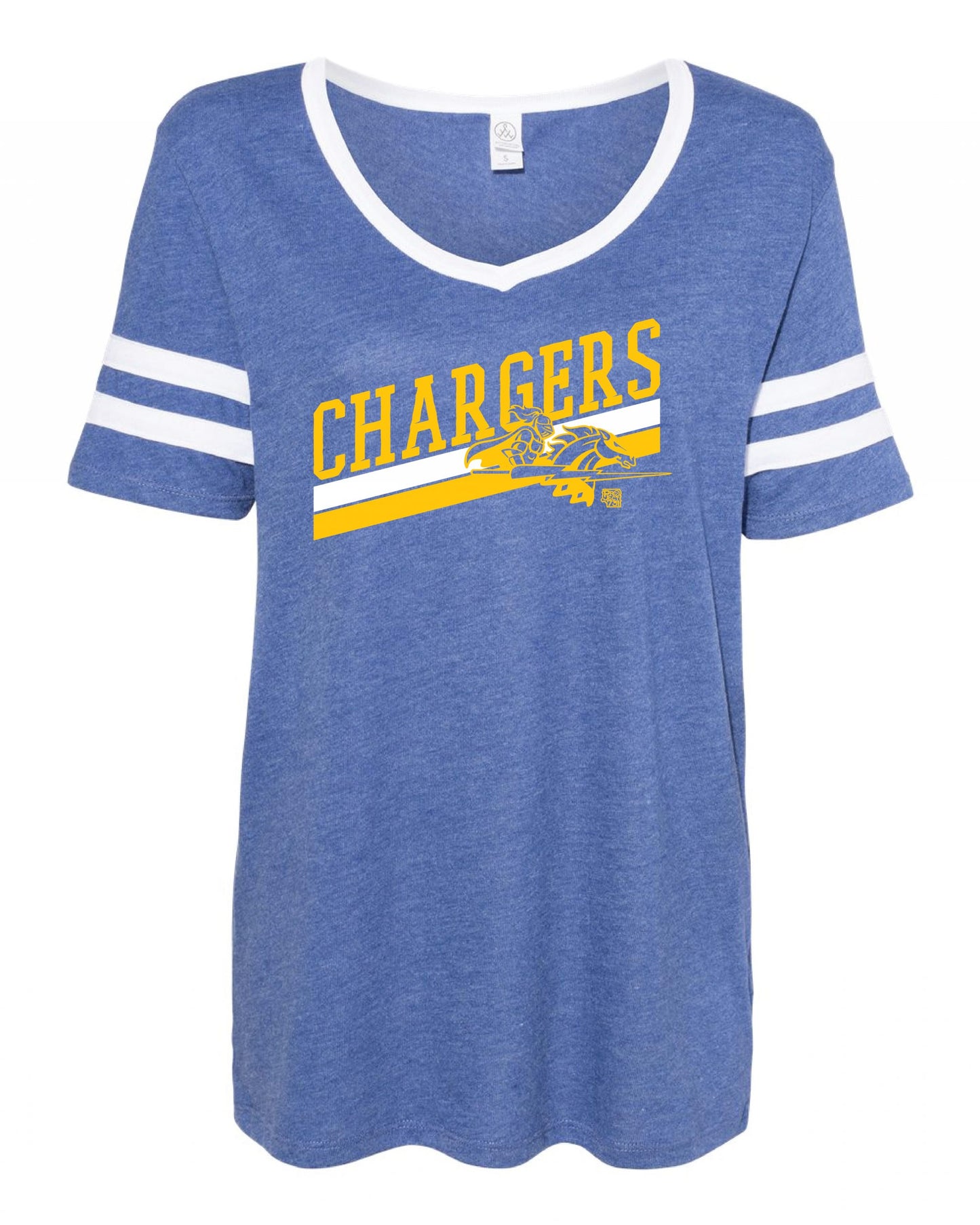 Chargers Slant Vintage Jersey T-shirt