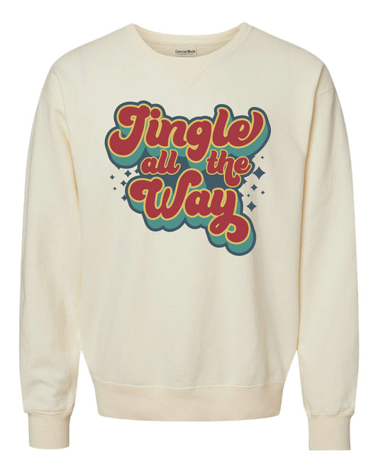 JINGLE ALL THE WAY FLEECE CREWNECK