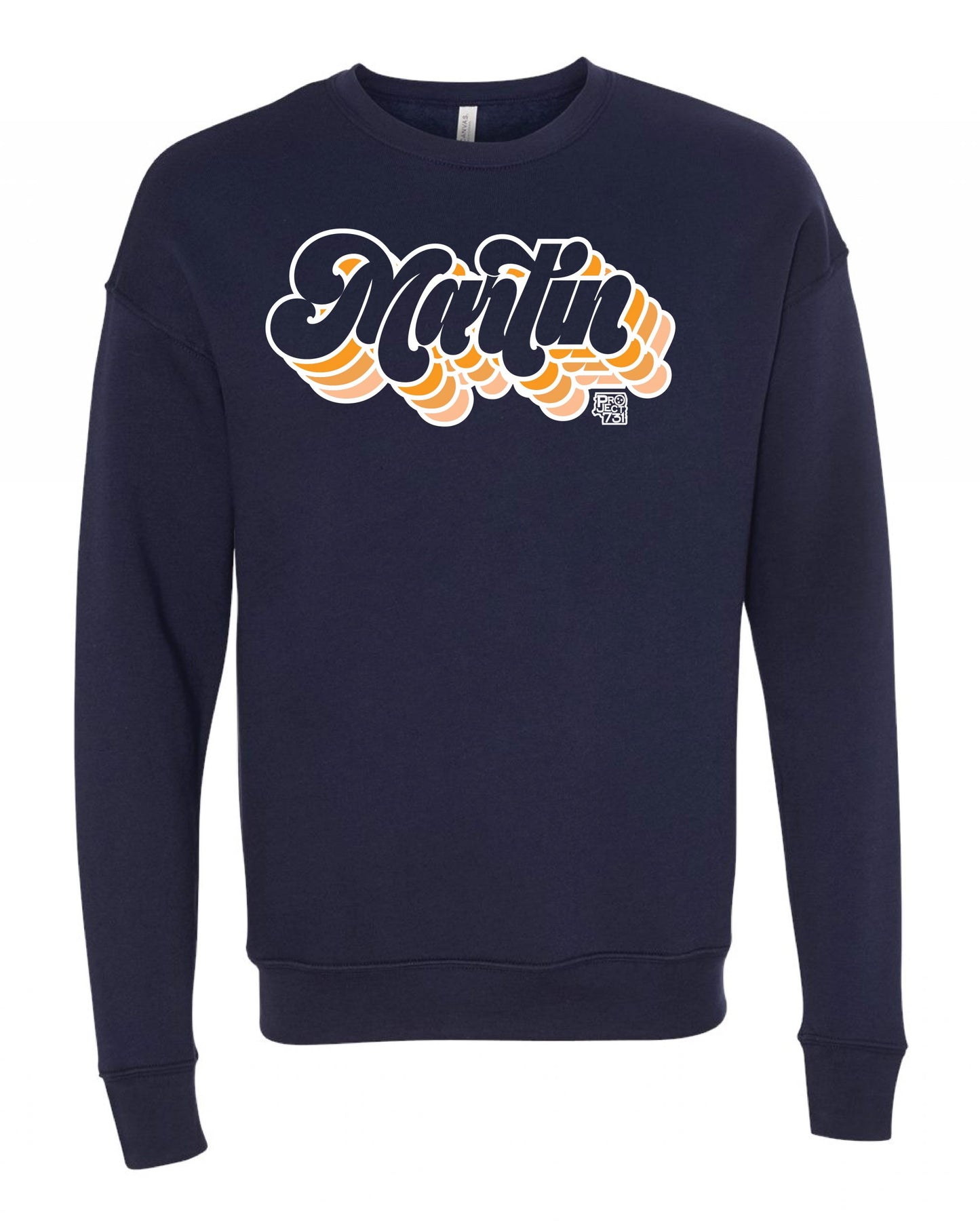Retro Hometown Script Crew Fleece