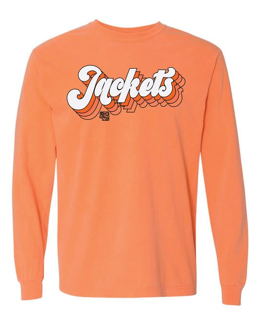 Retro Jackets Script Long Sleeve