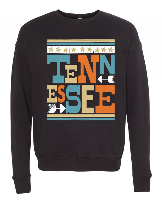 Tennessee Letter Press Crew Fleece