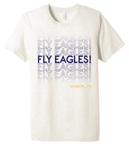 Faded Eagles Fly Pride T-shirt