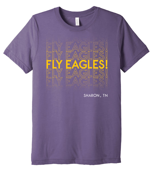 Faded Eagles Fly Pride T-shirt