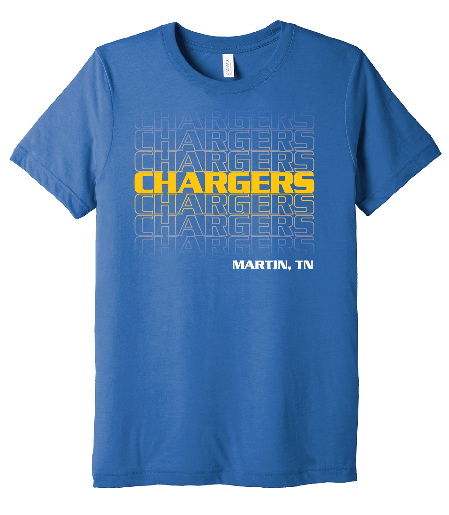 Faded Chargers Pride T-shirt