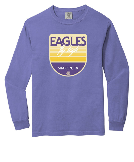 Eagles Fly High Vintage Long Sleeve