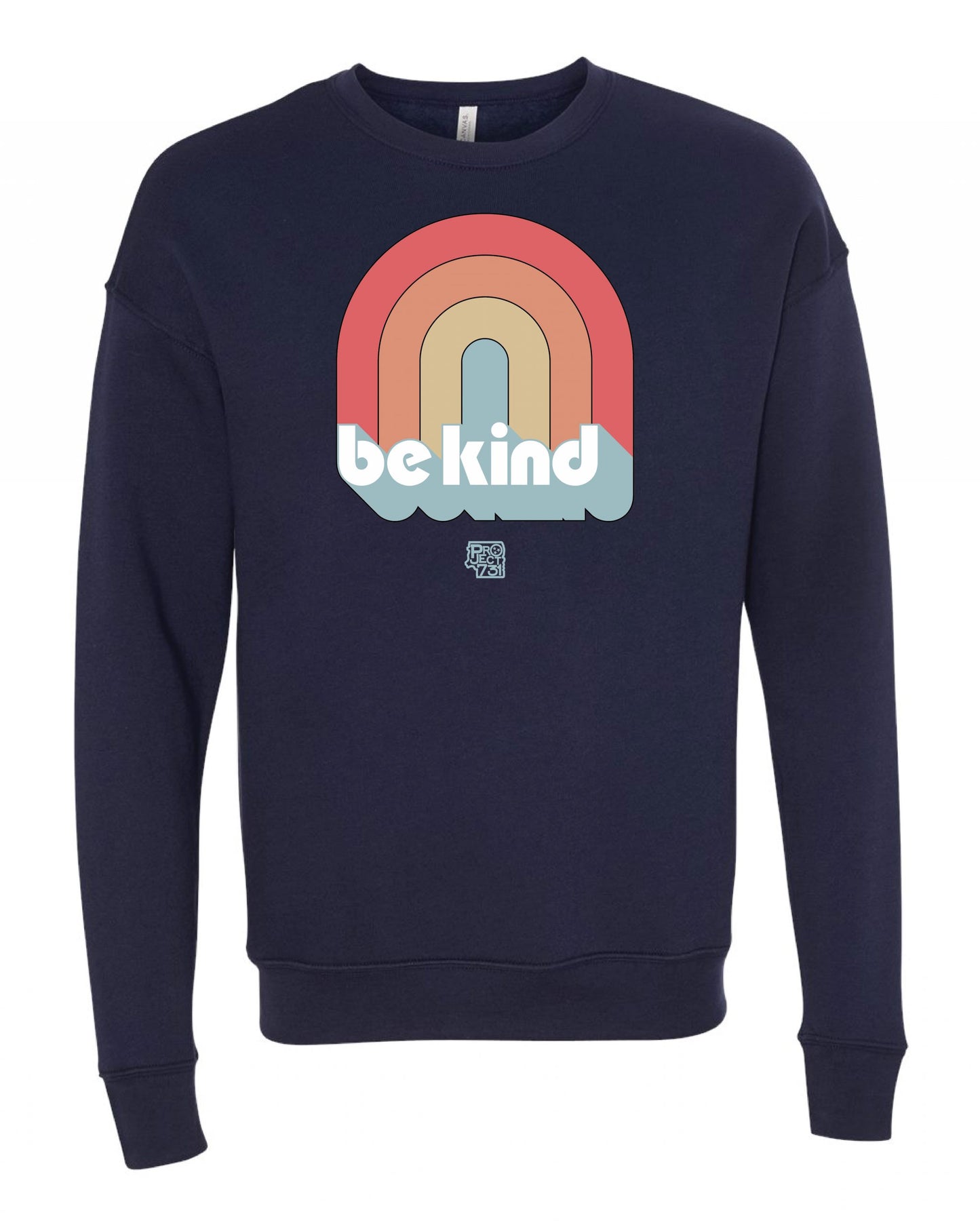 Be Kind Rainbow Crewneck