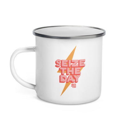 Seize the Day Enamel Mug
