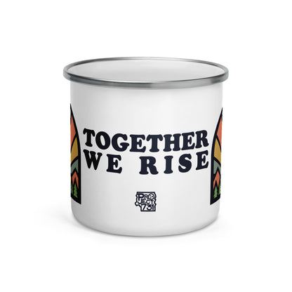 Together We Rise Enamel Mug