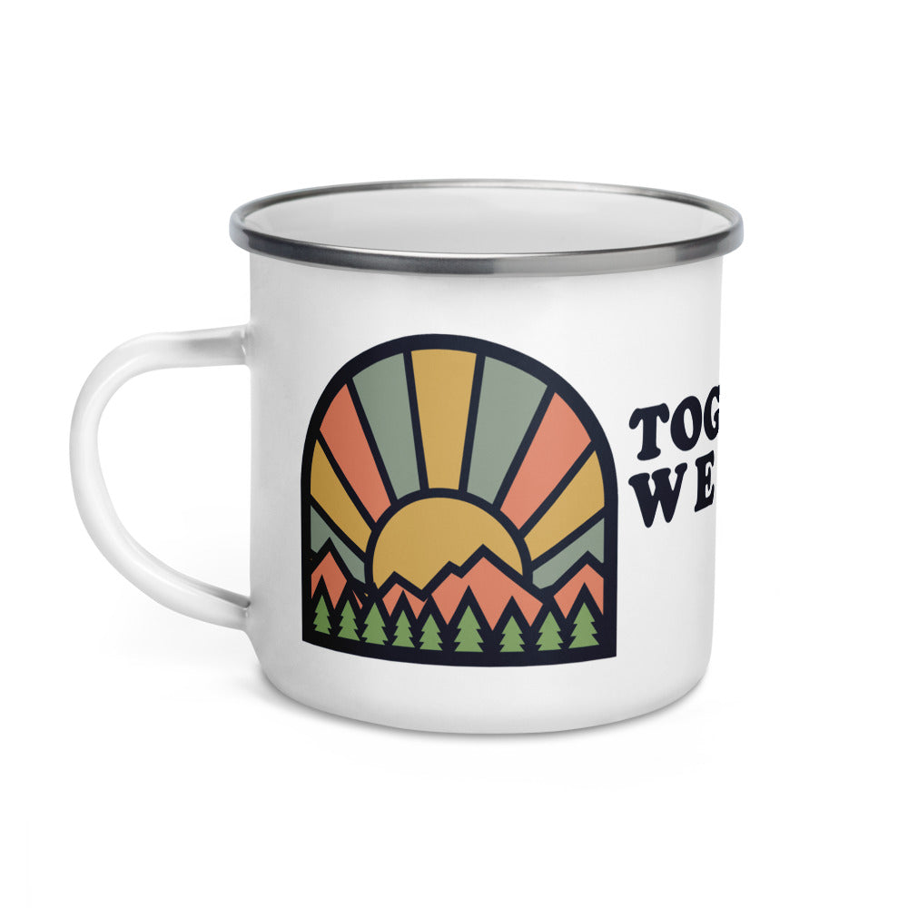 Together We Rise Enamel Mug