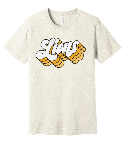 Retro Lions Script T-shirt