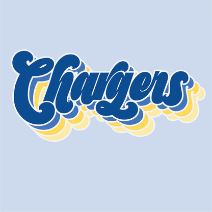 Retro Chargers Script Long Sleeve